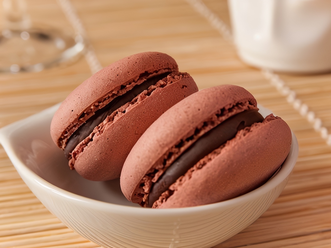 Almond Macarons with Chocolate Filling