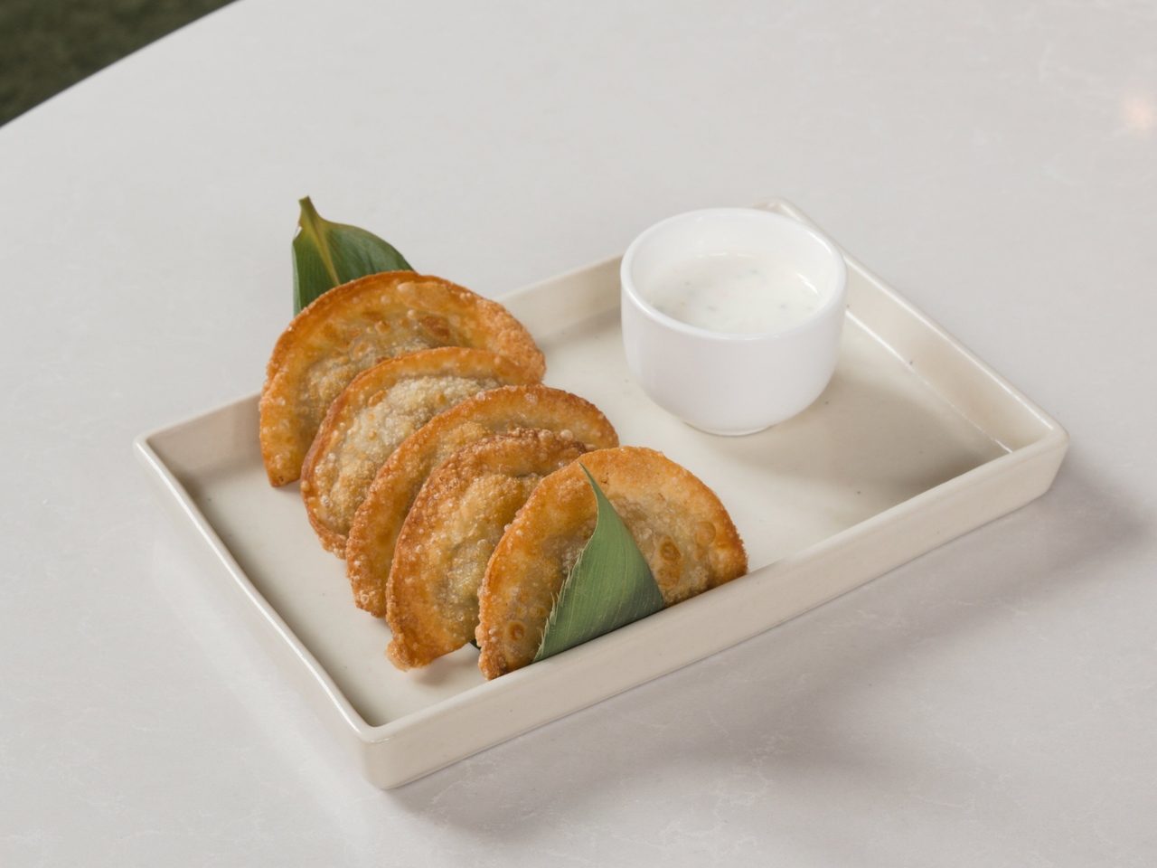 Mini Chebureki with Lamb and Curry