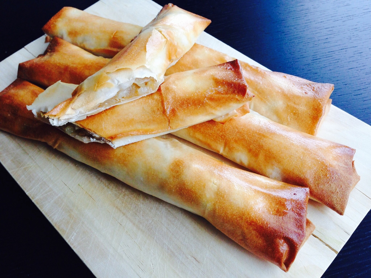 Mini Strudels with Apples and Pine Nuts