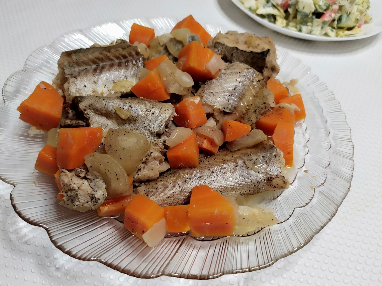Pollock with Vegetables in a Sleeve