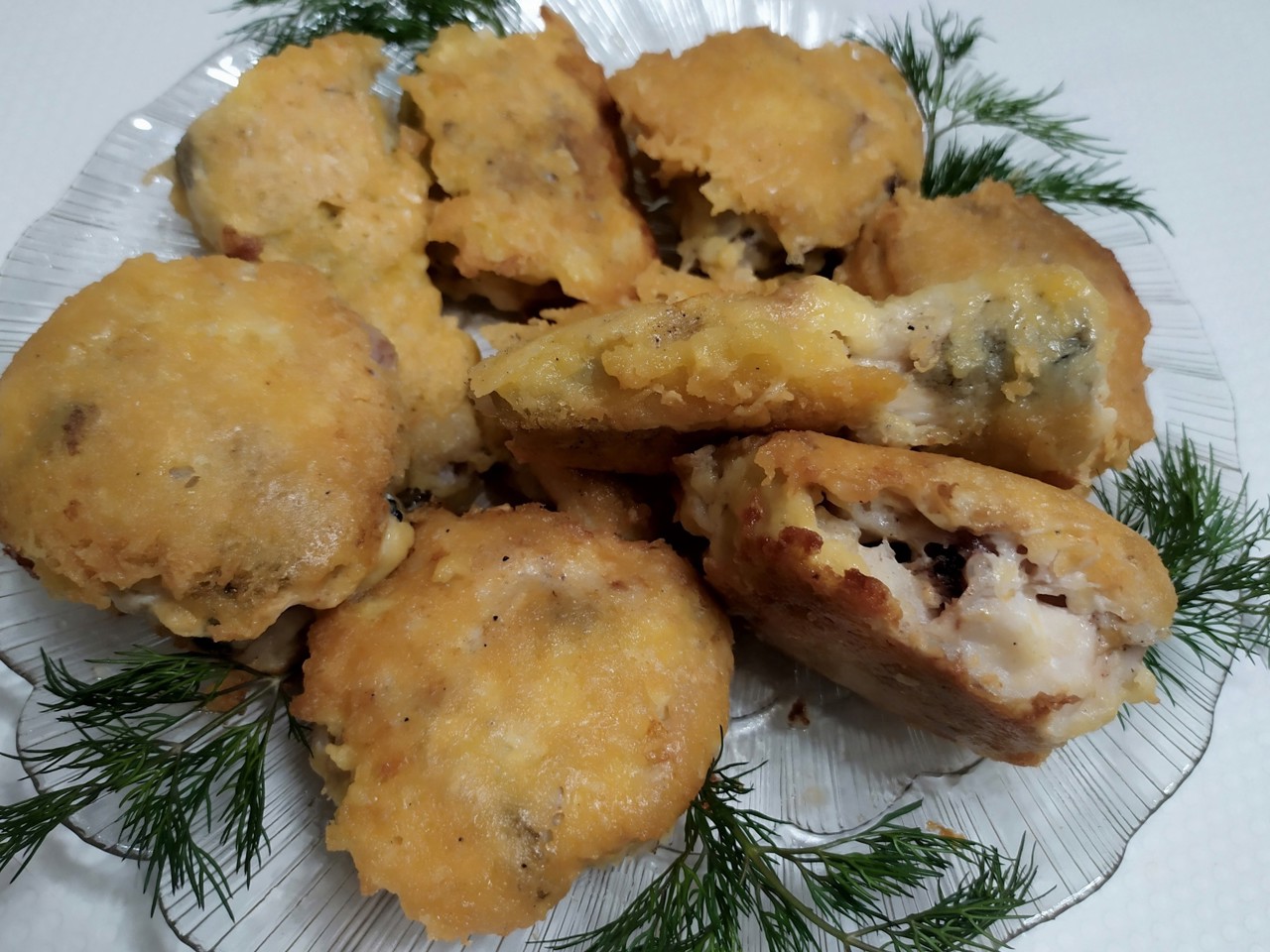 Pollock in Cheese Crust