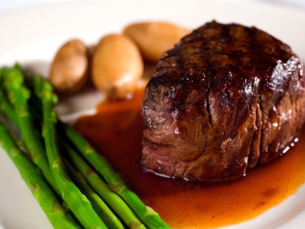 Meat with Berry-Honey Sauce