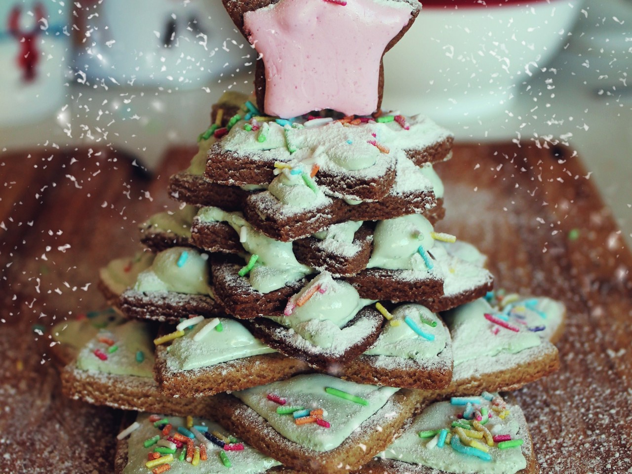 Mint Gingerbread Tree