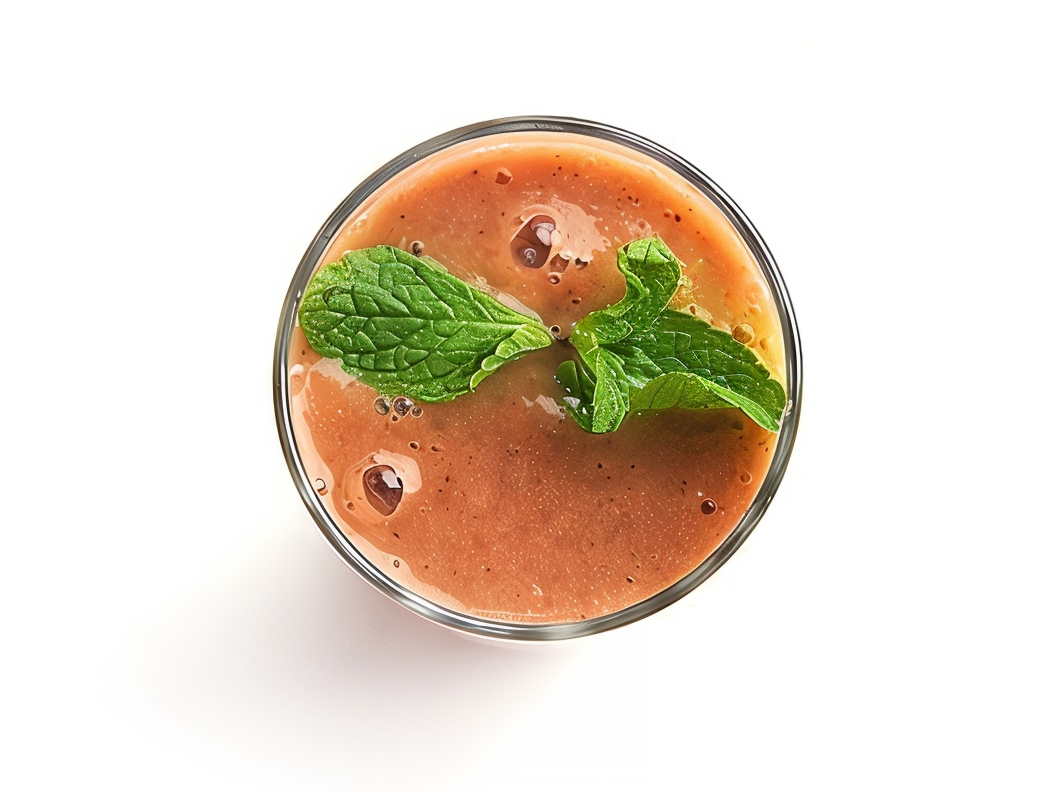 Mint-Strawberry Smoothie