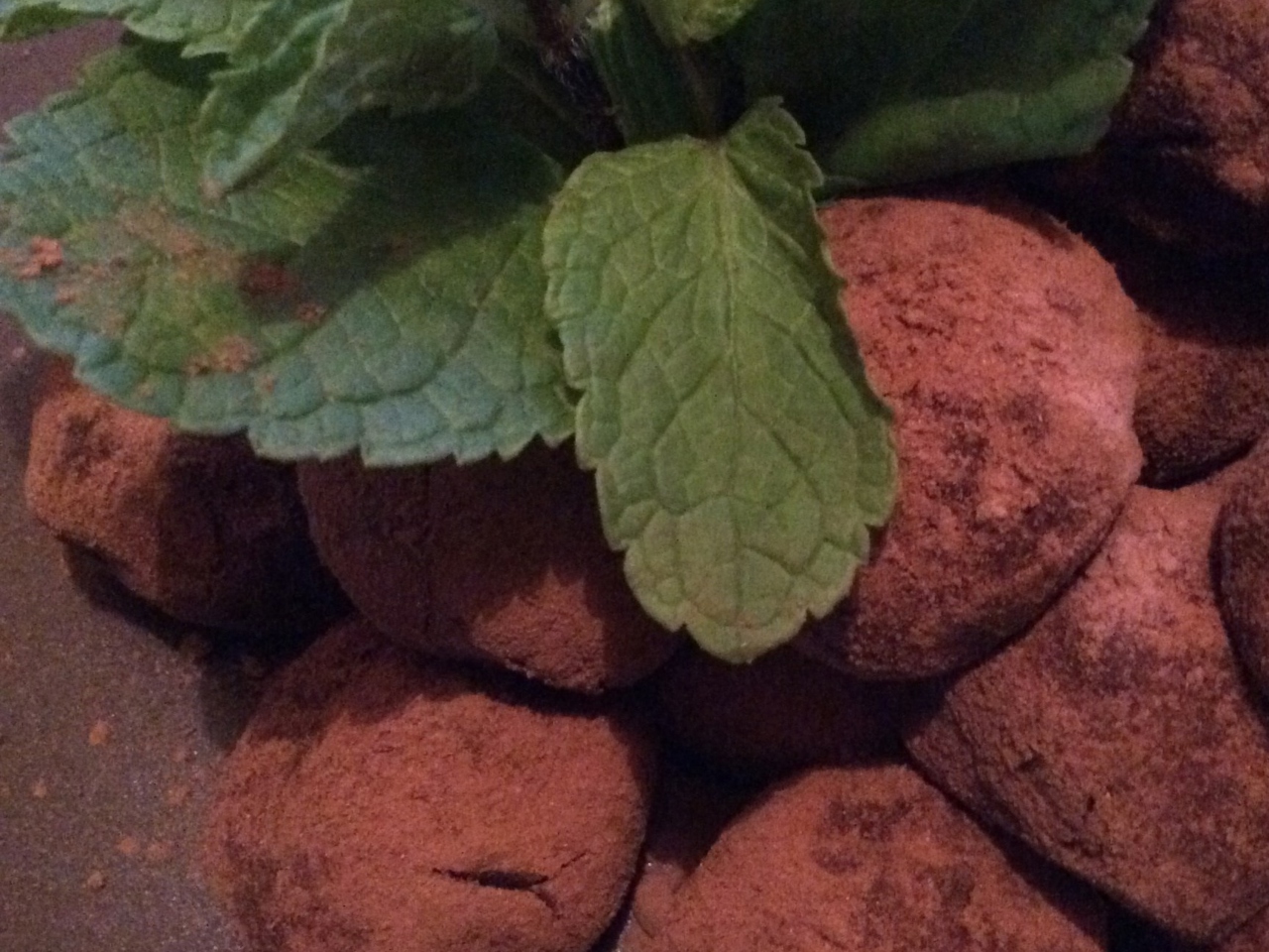Mint Chocolate Truffles