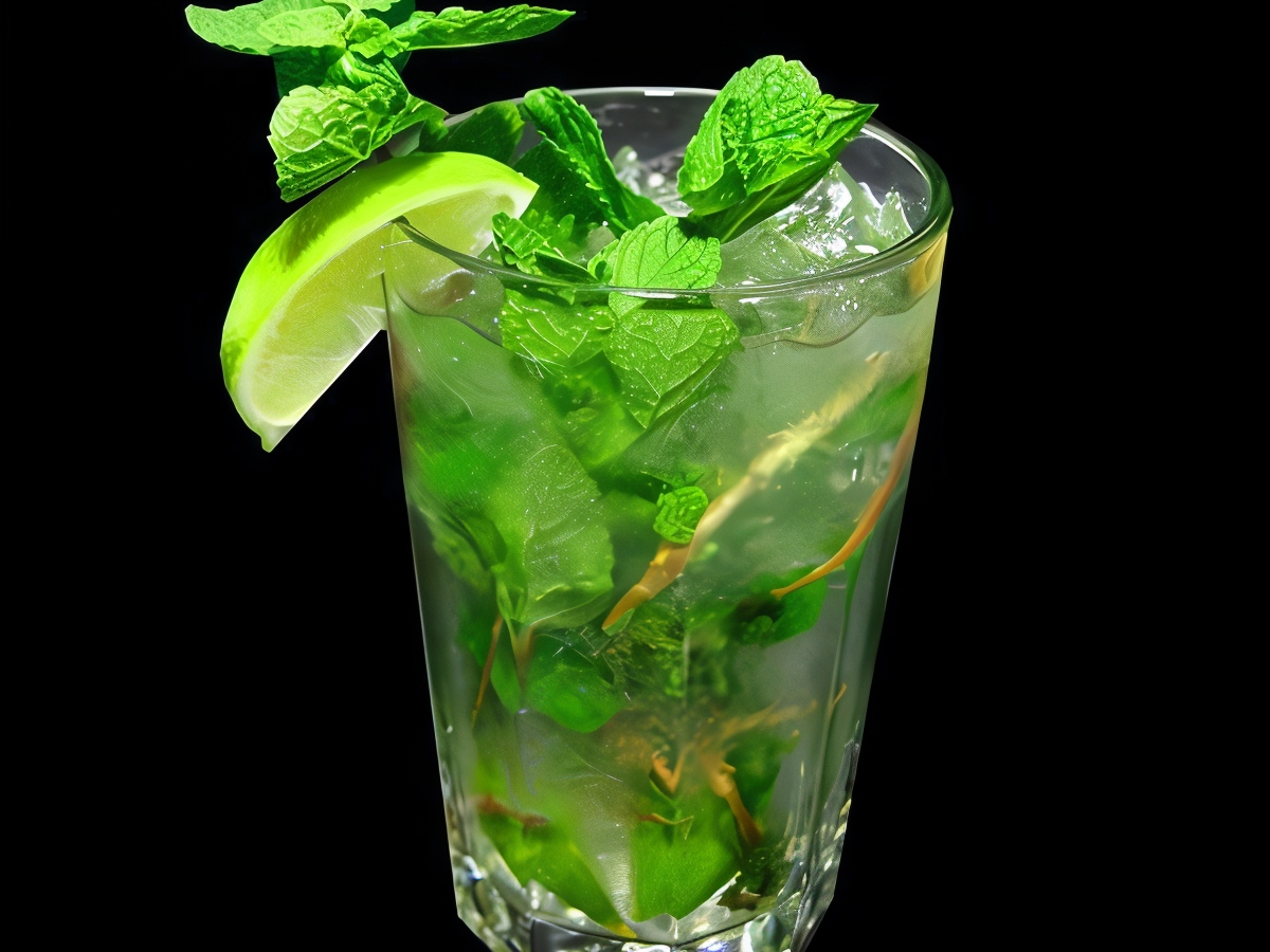 Mojito with Apple Juice