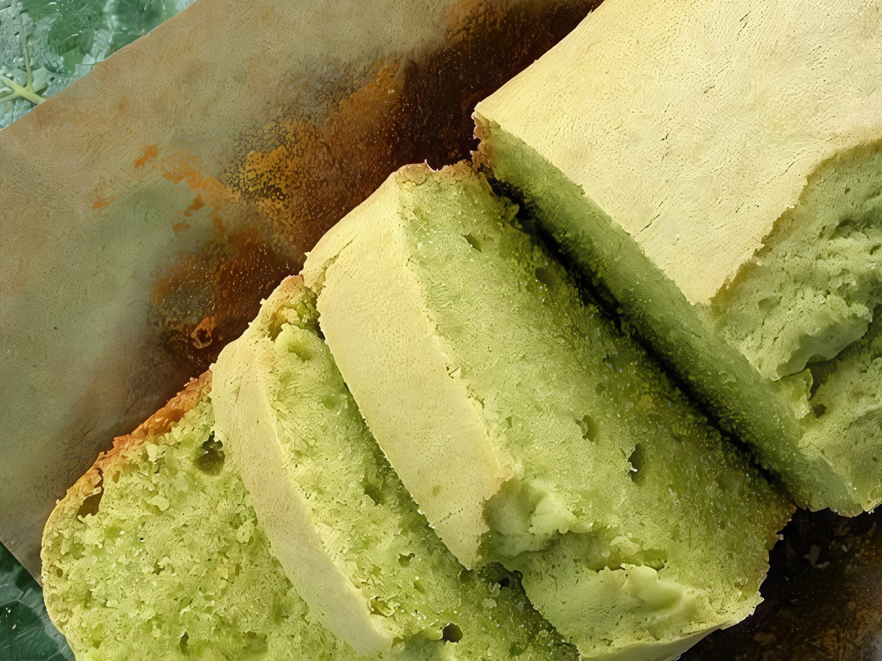 Milk Cake with Avocado