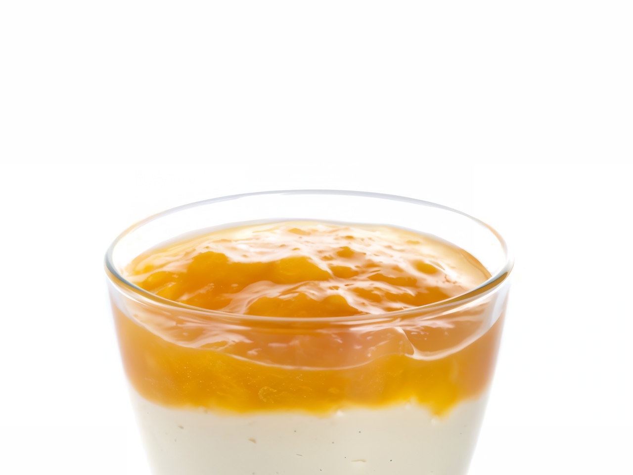 Milk-Vanilla Pudding with Apricots and Cognac