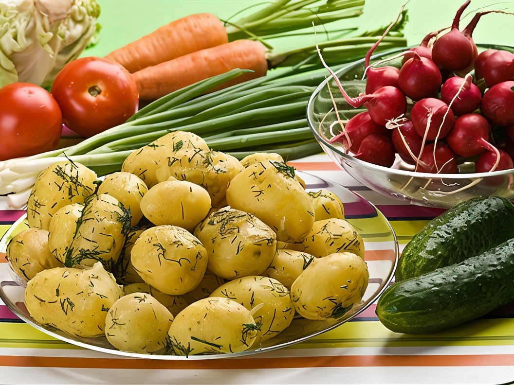 Young Potatoes with Herbs
