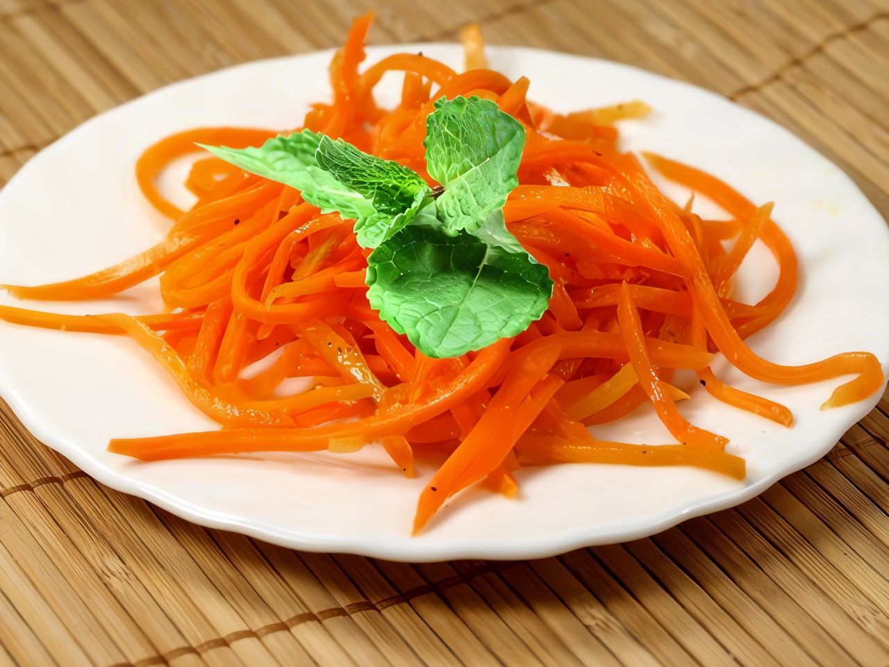 Carrots with Pine Nuts and Basil