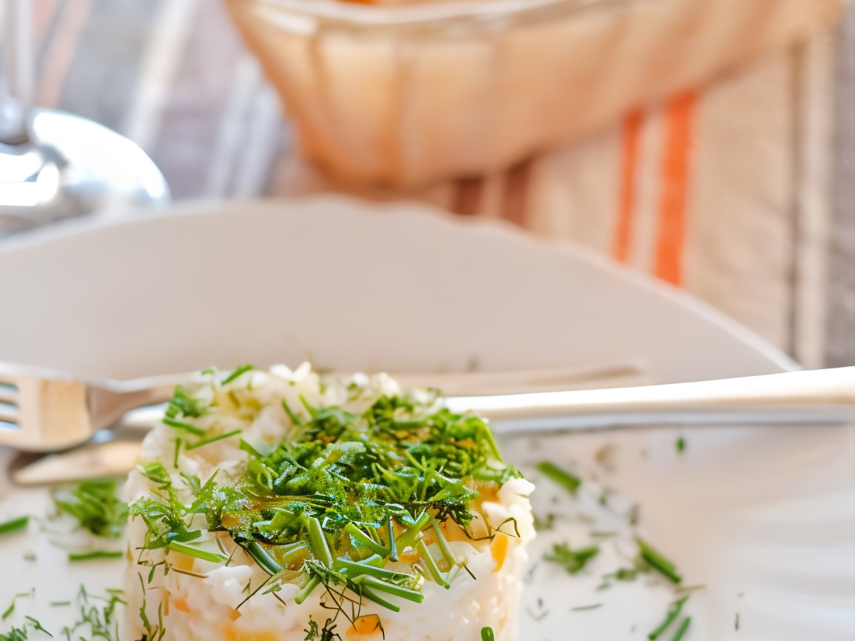 Carrots Stewed with Rice