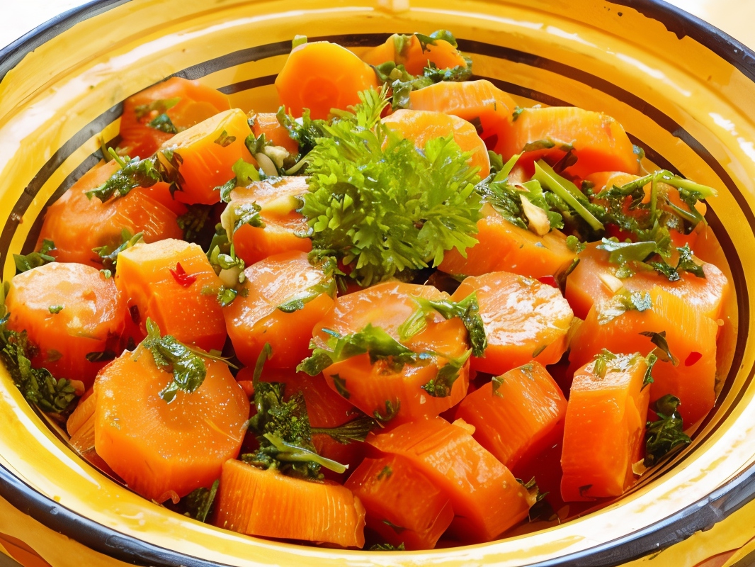 Carrots in Maple Syrup with Fresh Dill