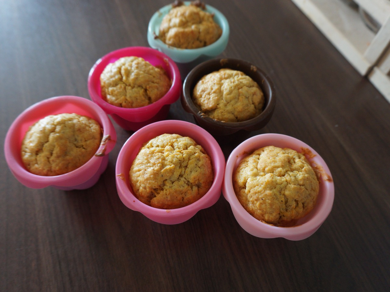 Carrot Muffins with Sour Cream