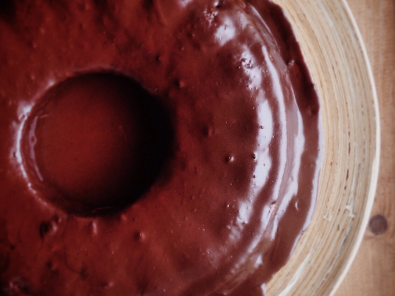 Carrot Cake with Chocolate Sauce