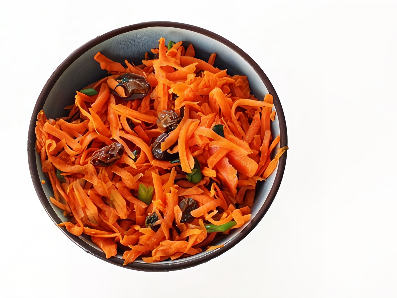 Carrot Salad with Mint and Raisins