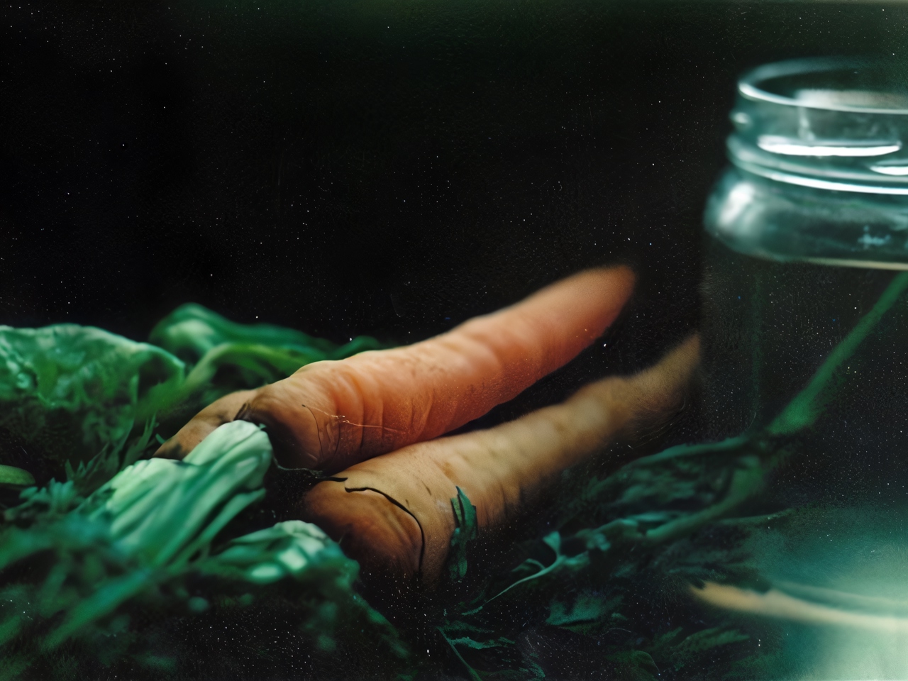 Carrot Soup with Croutons