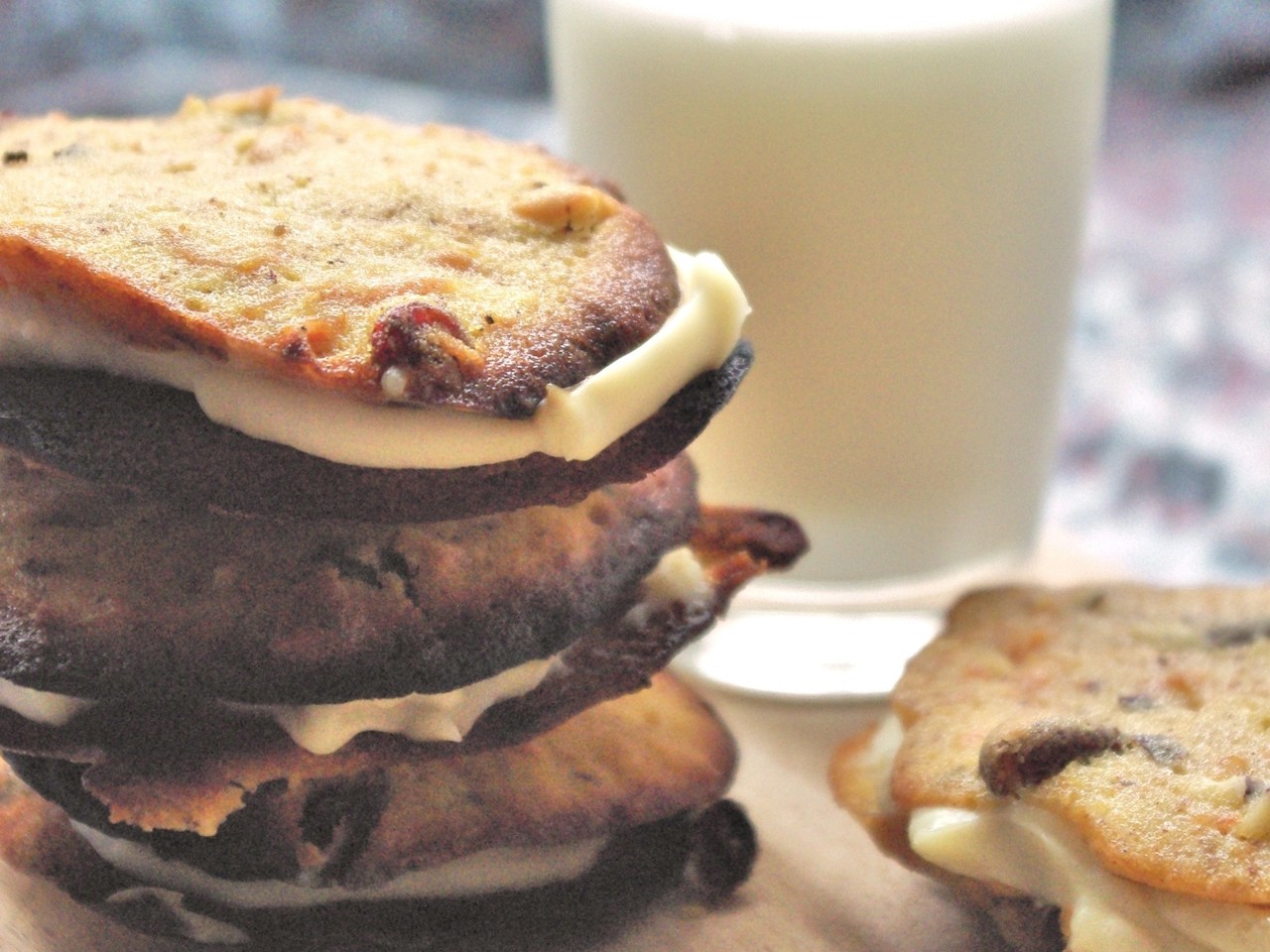 Carrot Cookies with Cream Cheese Frosting
