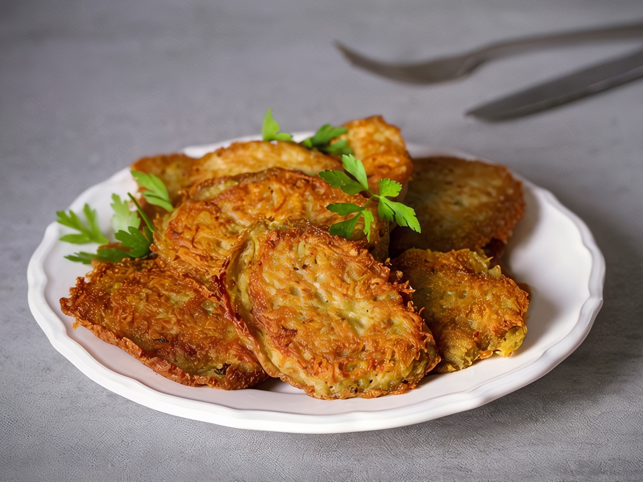 Carrot Fritters with Almonds