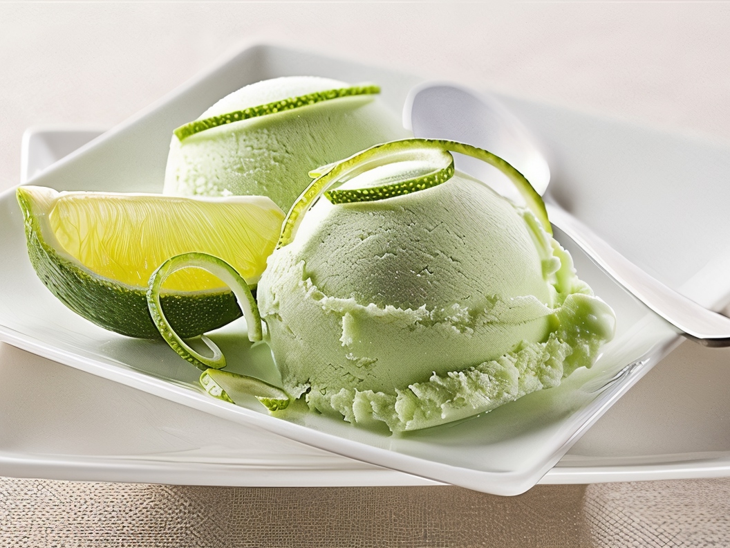 Avocado and Lemon Ice Cream