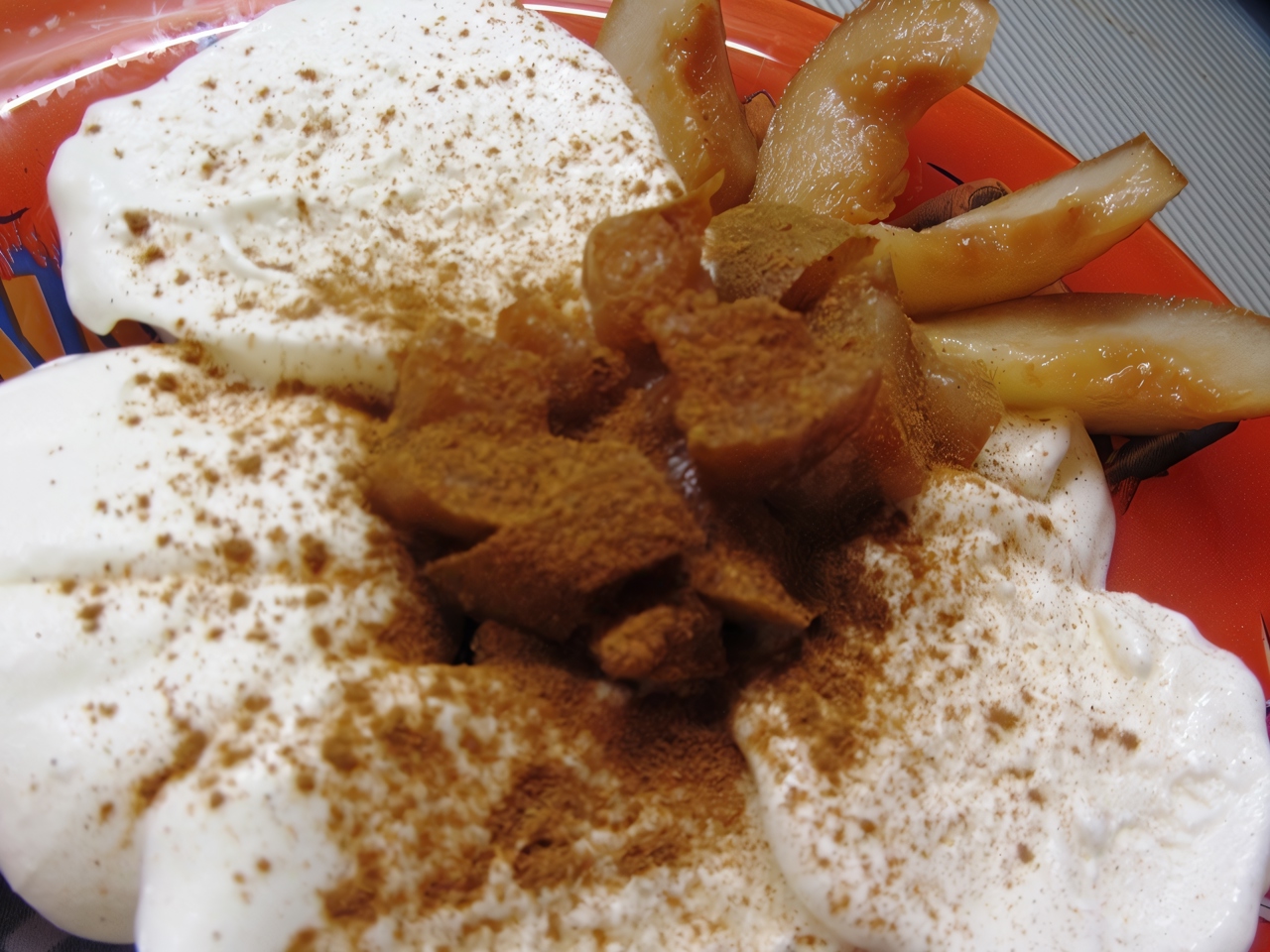 Pear and Cinnamon Ice Cream