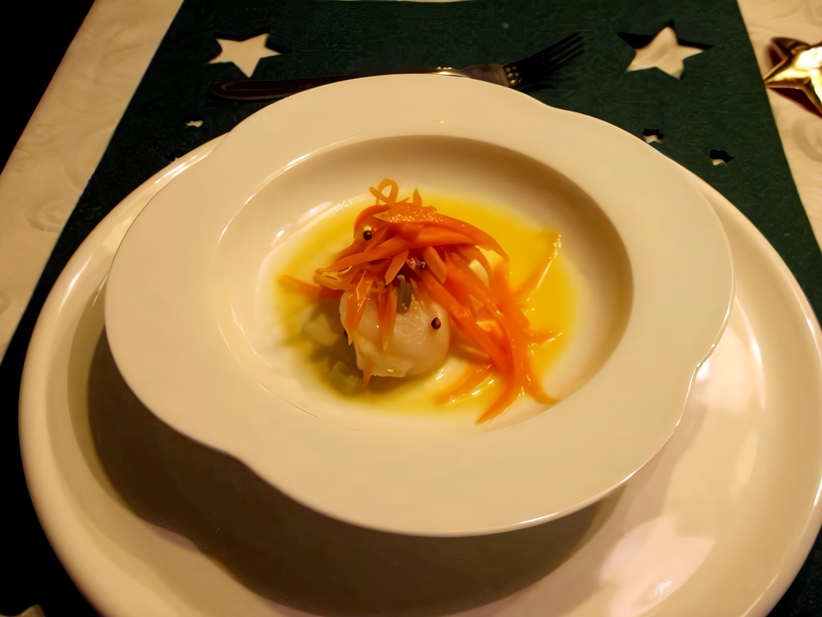Scallops in Orange Sauce