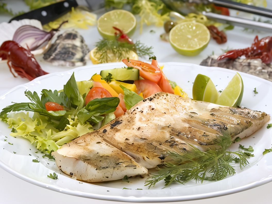 Sea Bass with Orange Juice