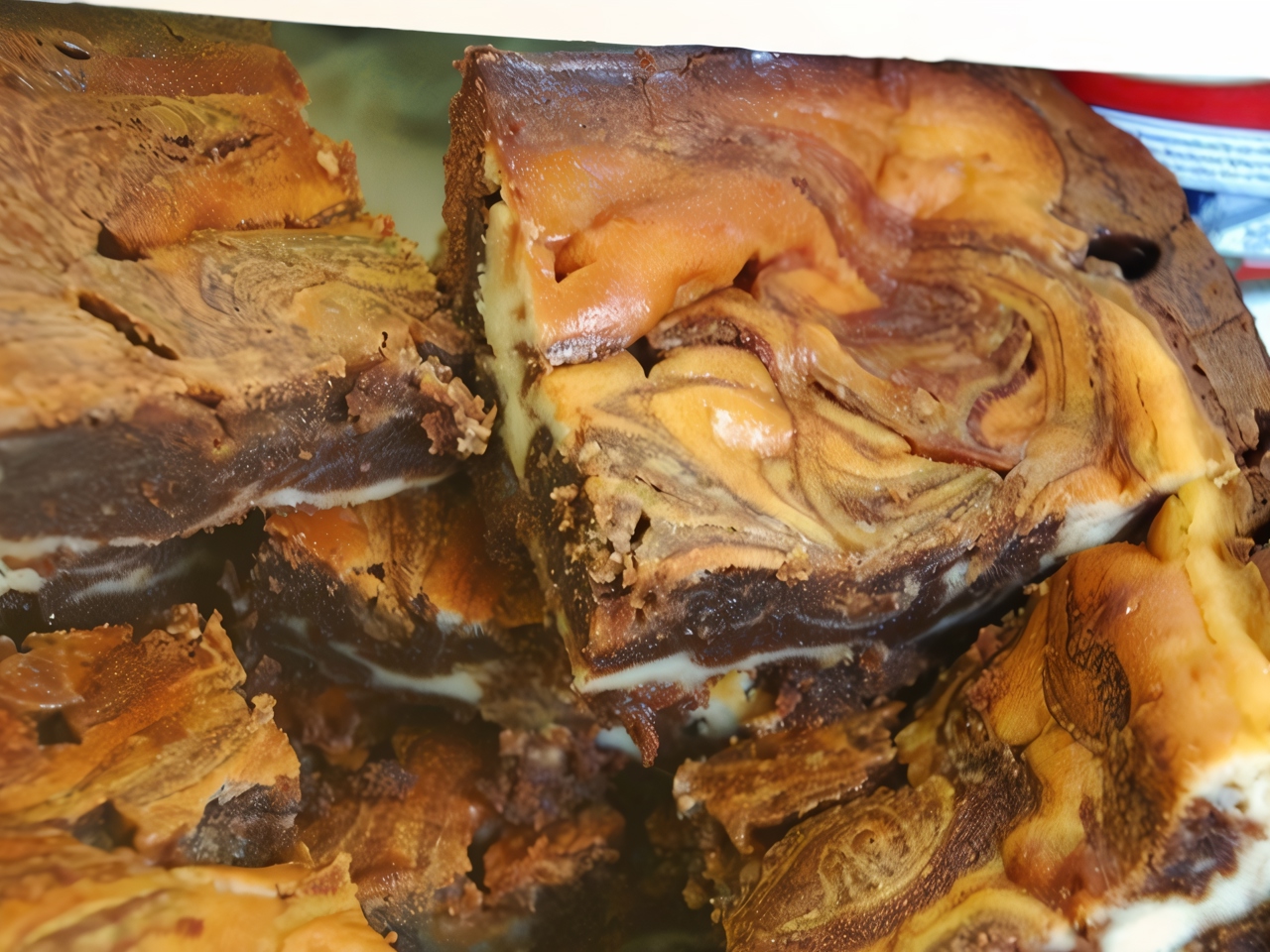 Marble Brownies with Cream Cheese