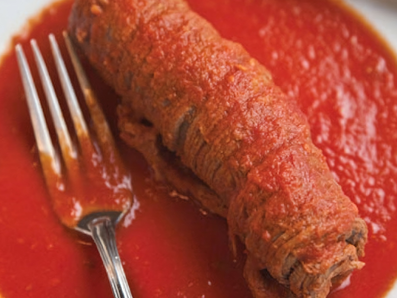 Stuffed Beef in Tomato Sauce