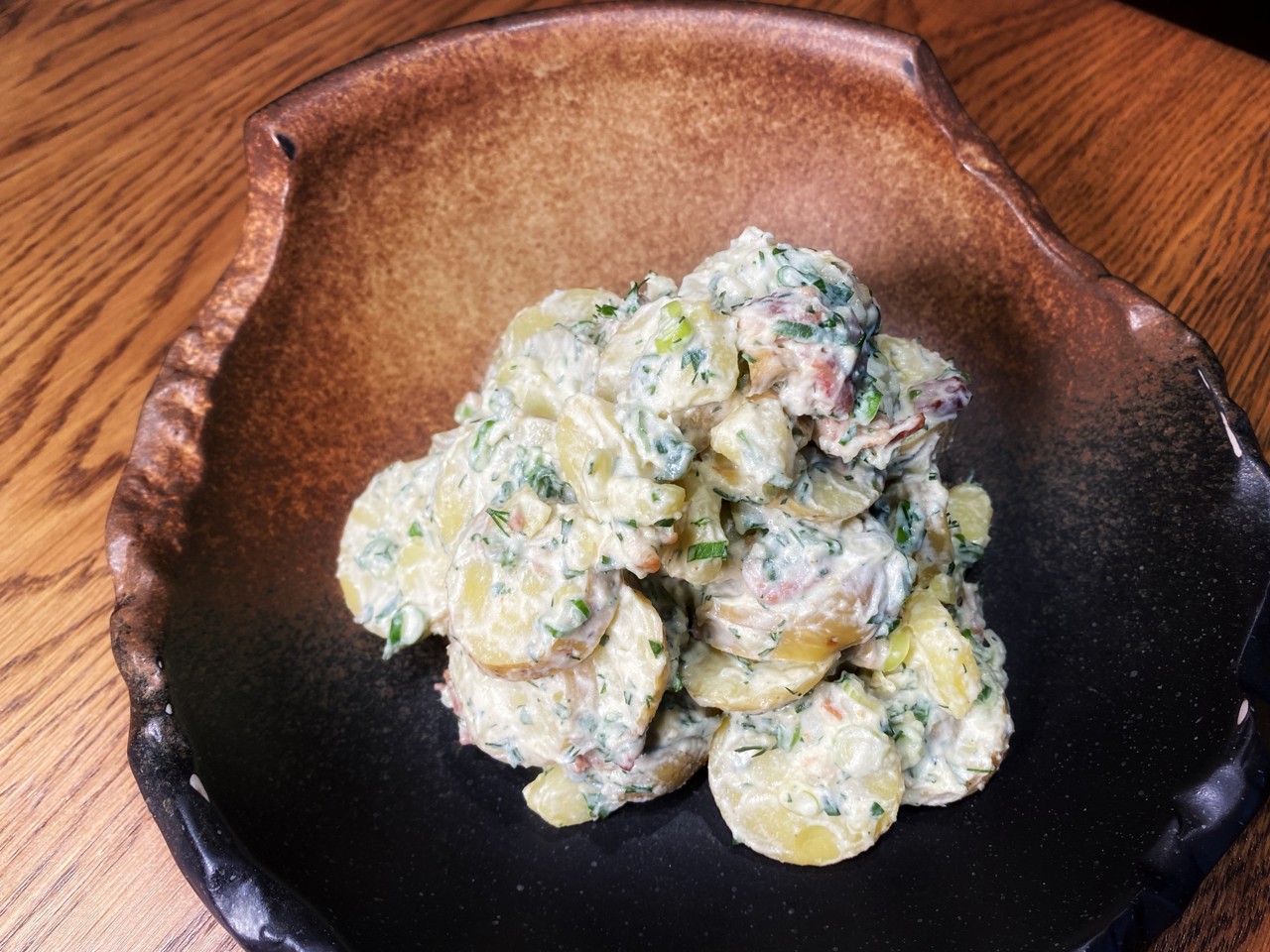 German Potato Salad with Creamy Horseradish