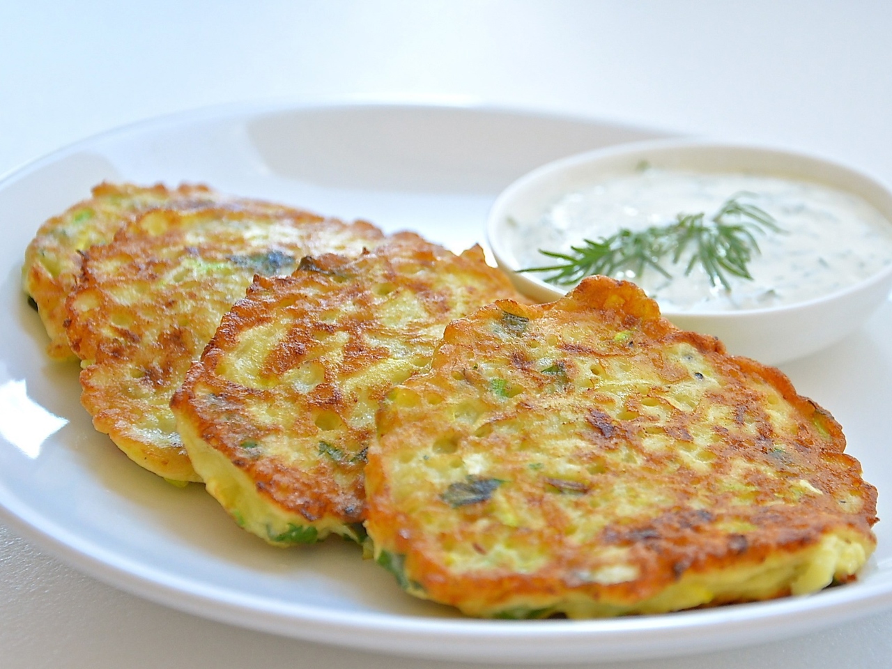 Tender Zucchini Fritters