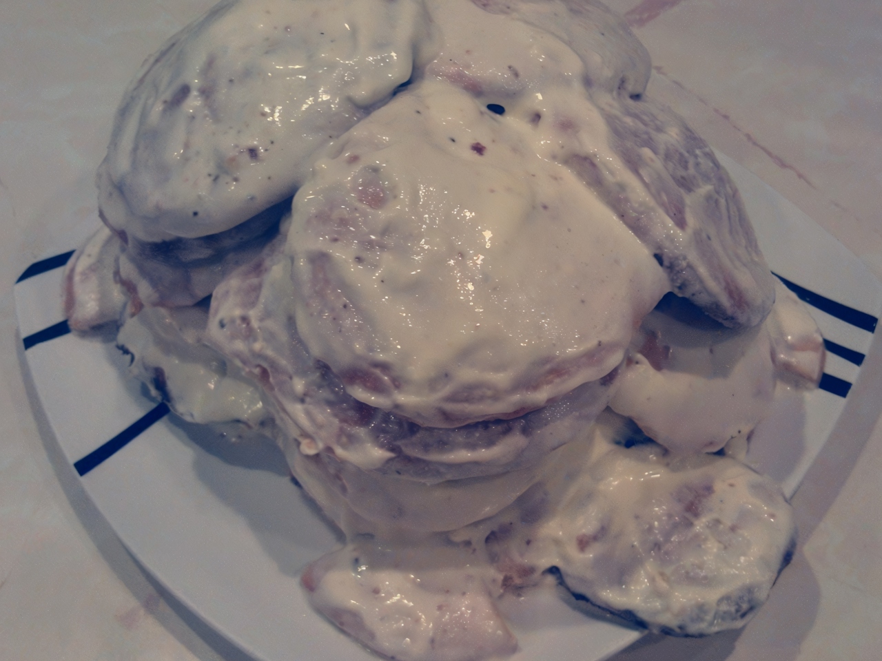 Tender Cake with Sour Cream Frosting
