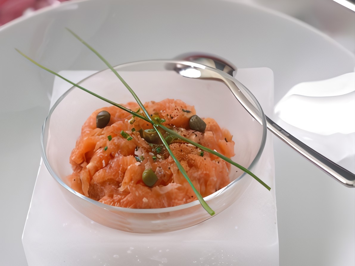 New Year's Salmon Appetizer with Ginger