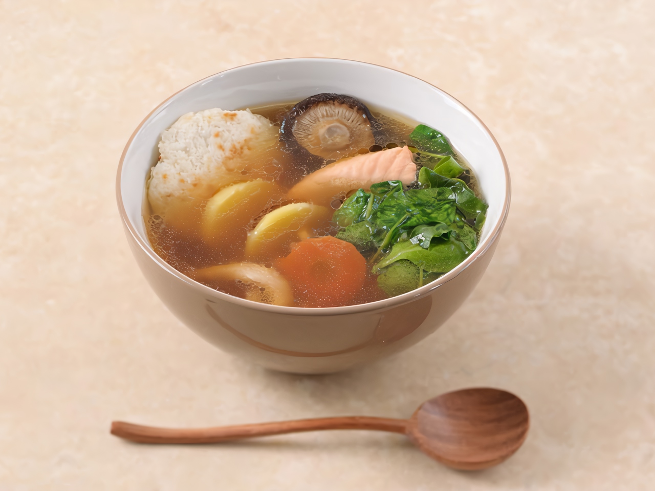 Ozoni with Mochi Cakes