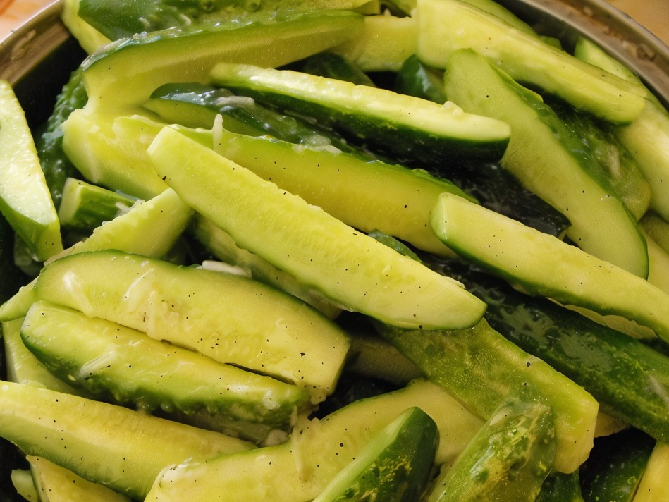 Cucumbers for Vodka in Their Own Juice