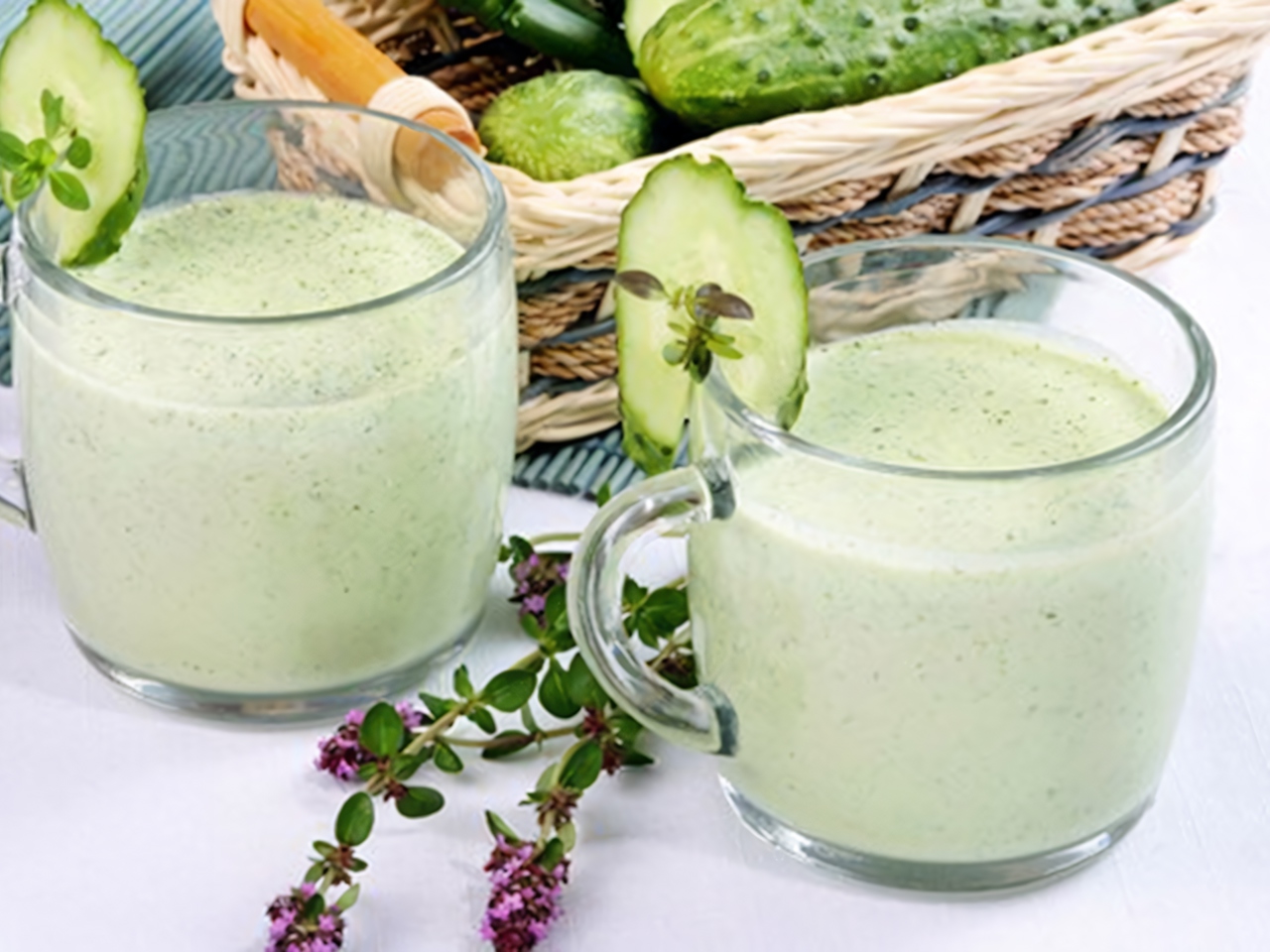Cucumber Lemonade with Rosemary