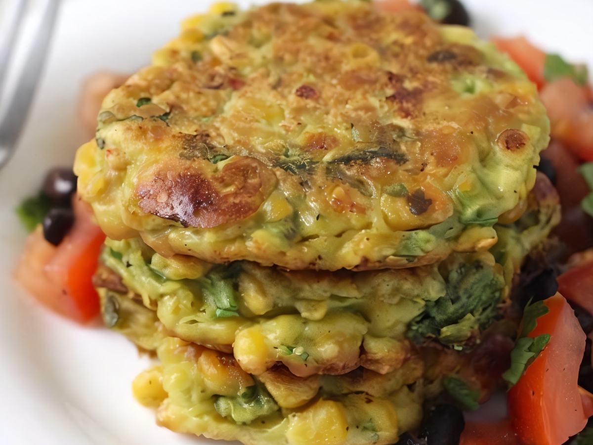 Corn and Avocado Fritters