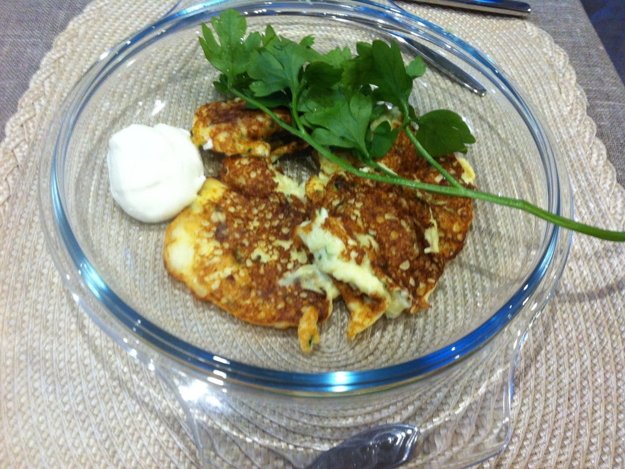 Zucchini Kefir Pancakes