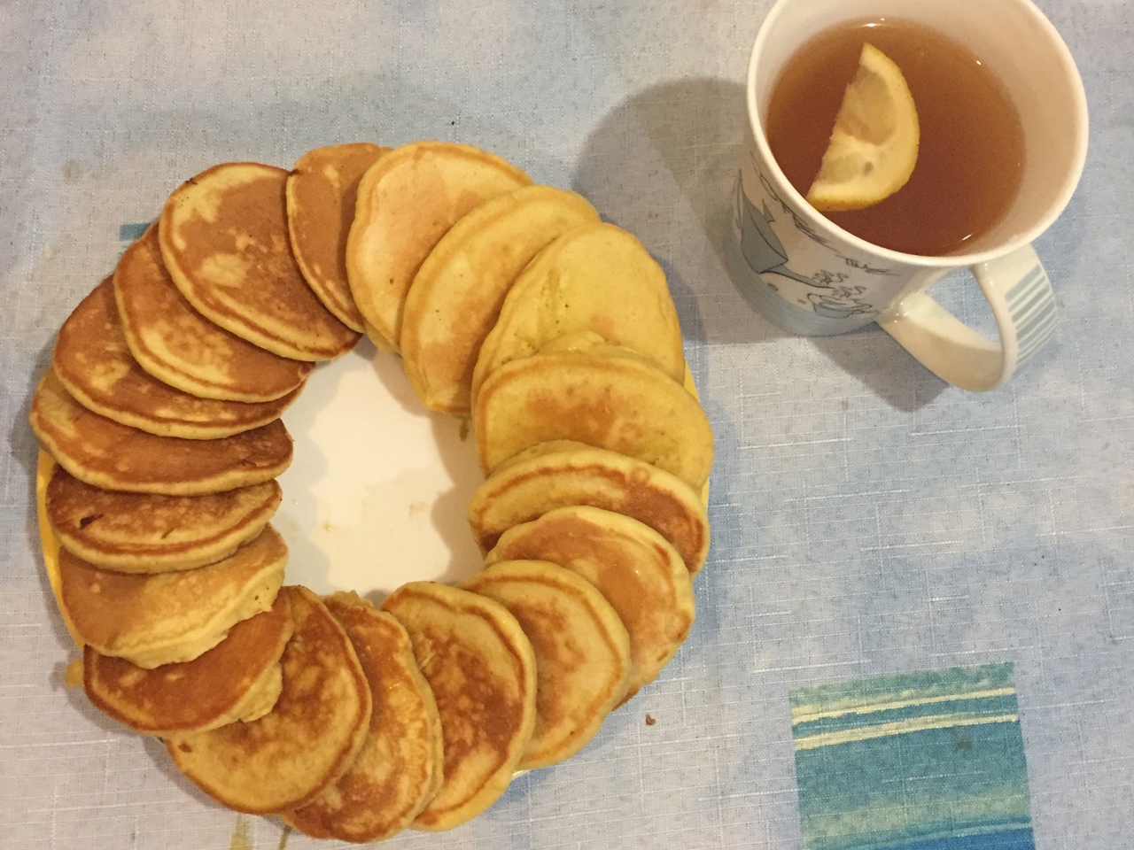 Kefir Pancakes with Fruits
