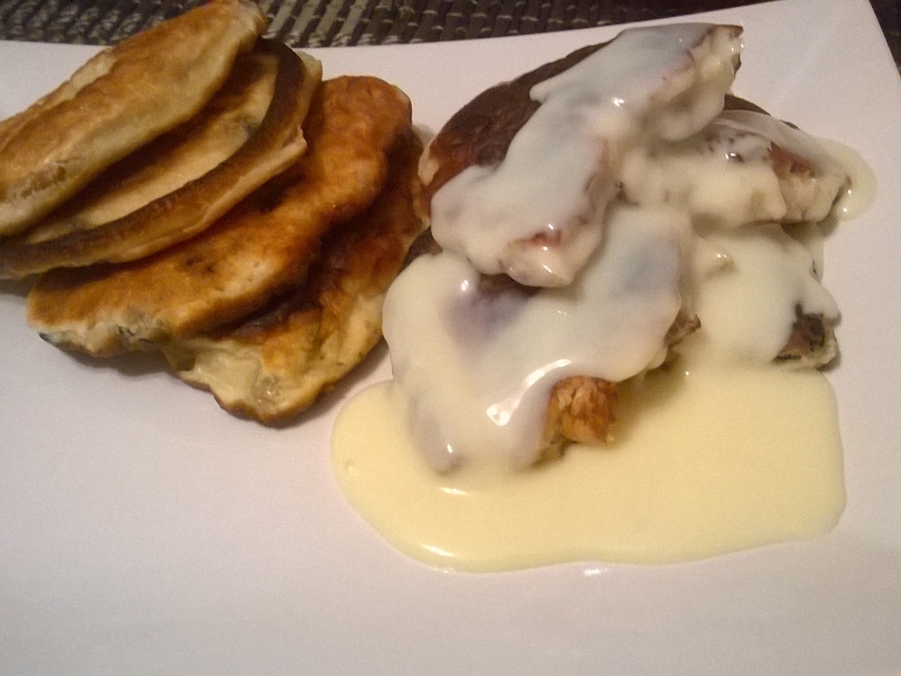 Pancakes with Kefir and Raisins