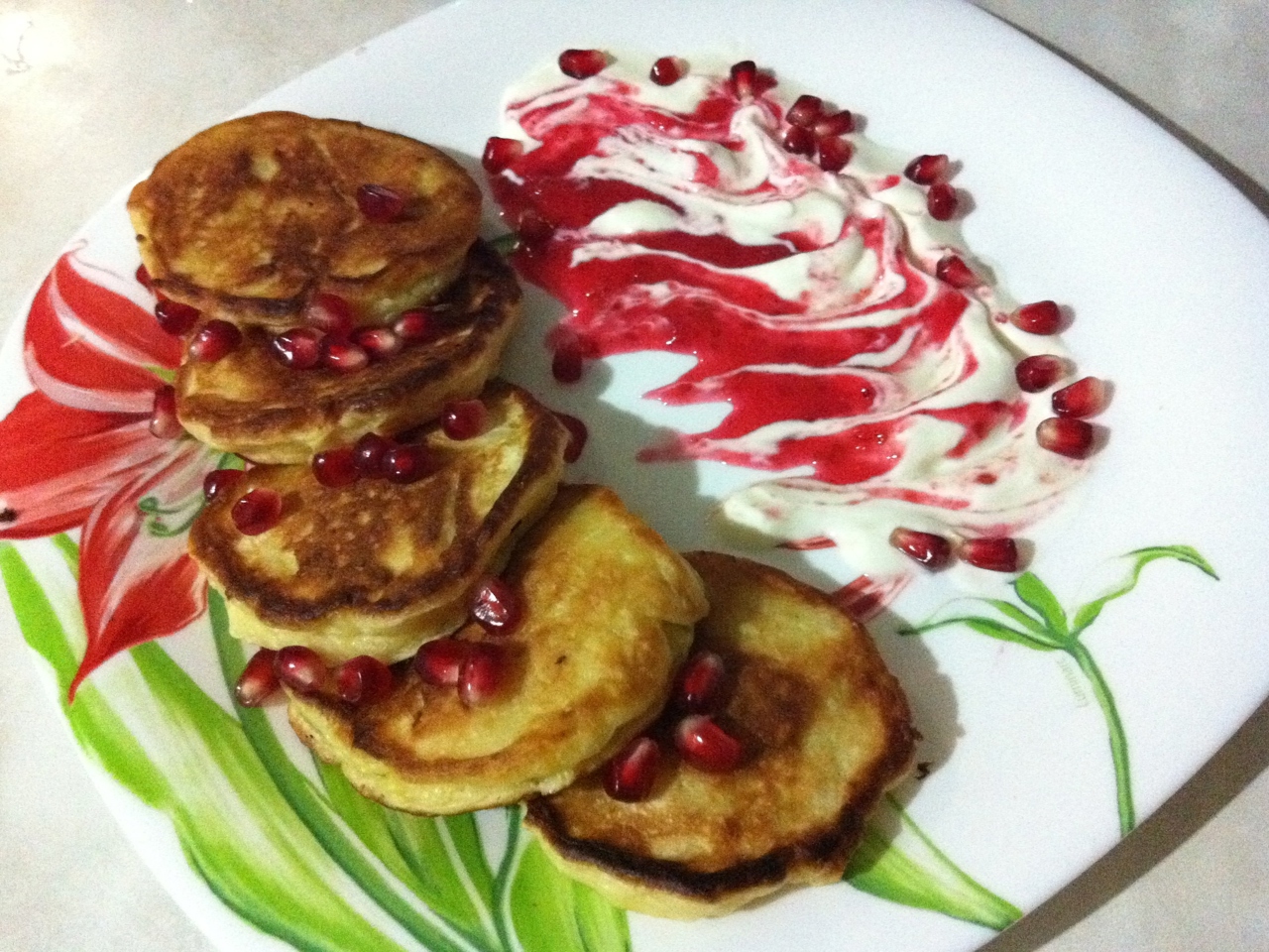 Pancakes with Apple and Coconut