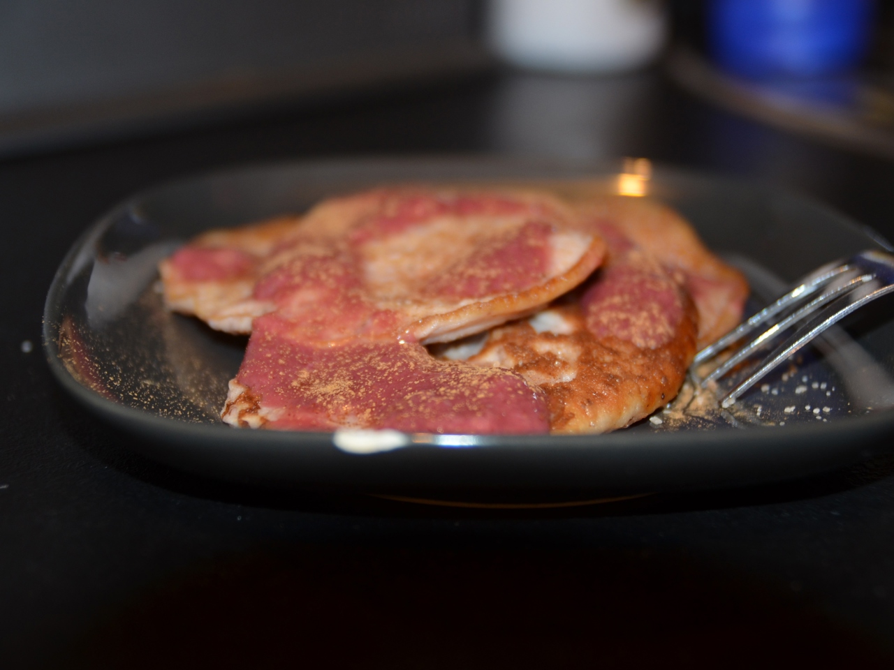 Pancakes with Wild Strawberries and Berry Sauce