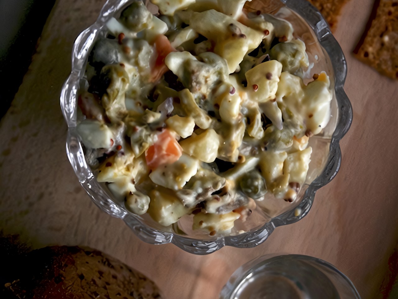 Olivier Salad with Roast Beef