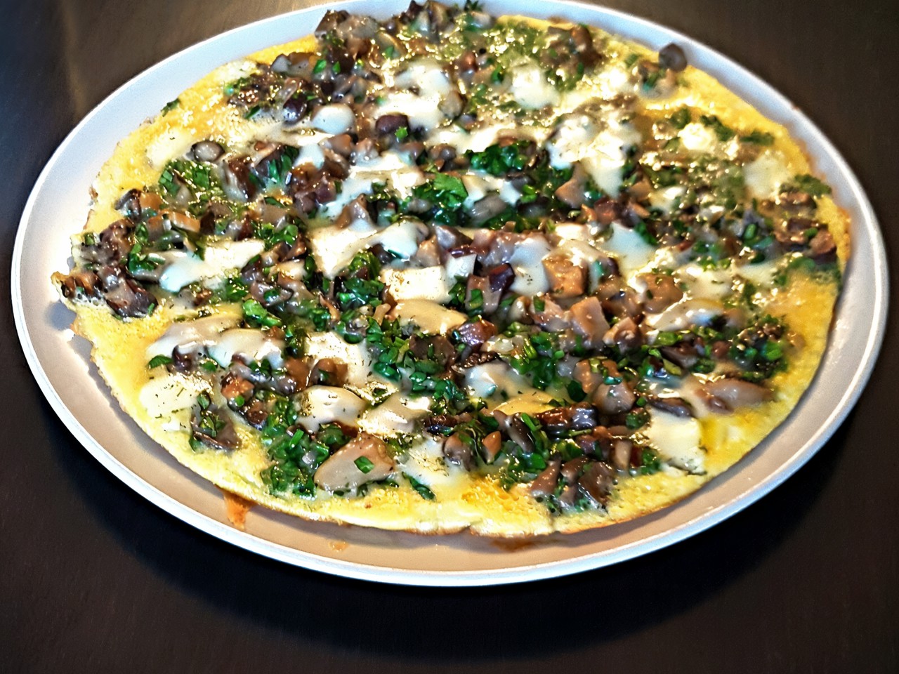 Omelette with Wild Mushrooms