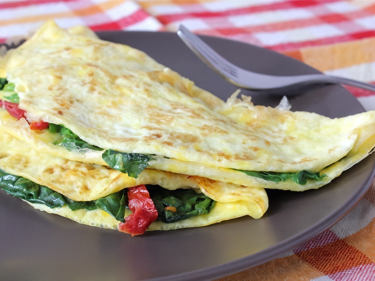 Spinach and Cheese Omelette