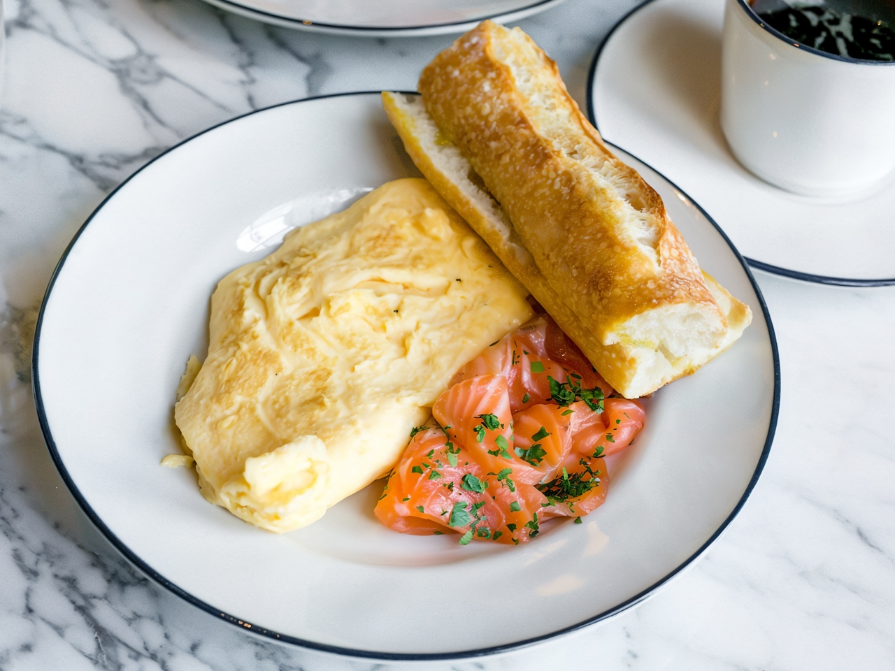 Omelette with Cream and Sea Salt