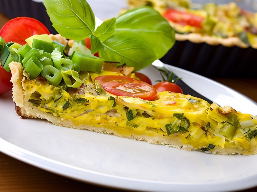Omelet with Butter and Leeks