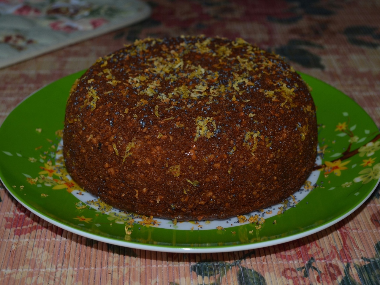 Nut Biscuit with Citrus Syrup