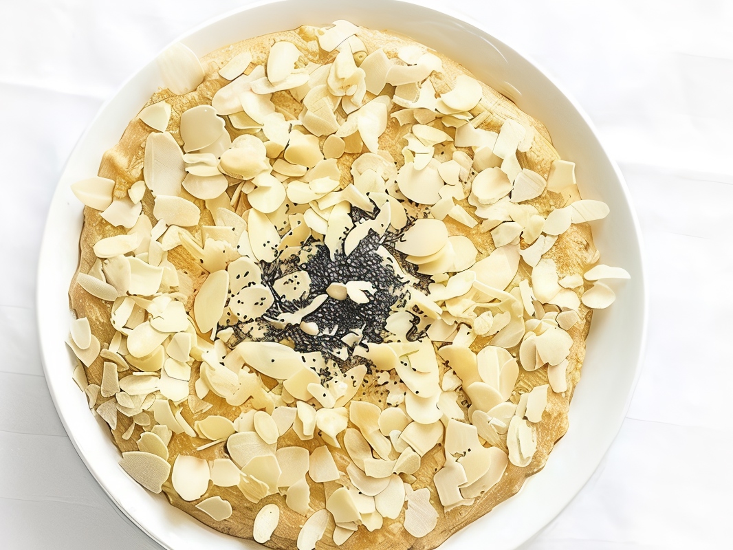 Nut Dessert with Dried Fruits and Honey