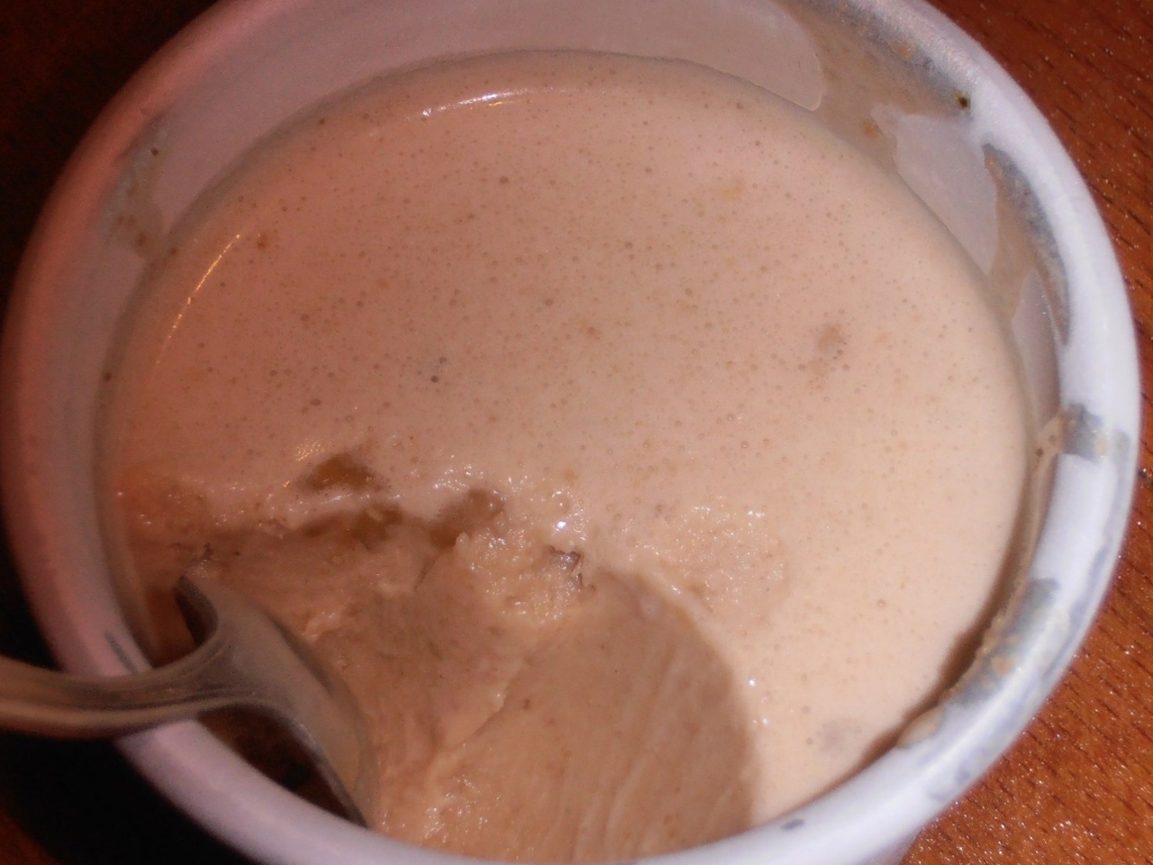 Nut Ice Cream with Orange Candies and Chocolate