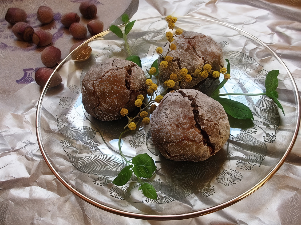 Nut Cookies with Cardamom (Flourless)
